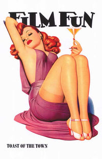 Film Fun Movie Poster Print featuring playful cinema art.