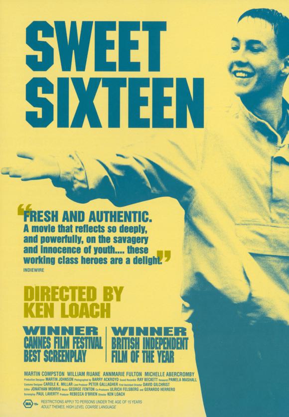 Sweet Sixteen Movie Poster Print showcasing vibrant colors and nostalgic theme.