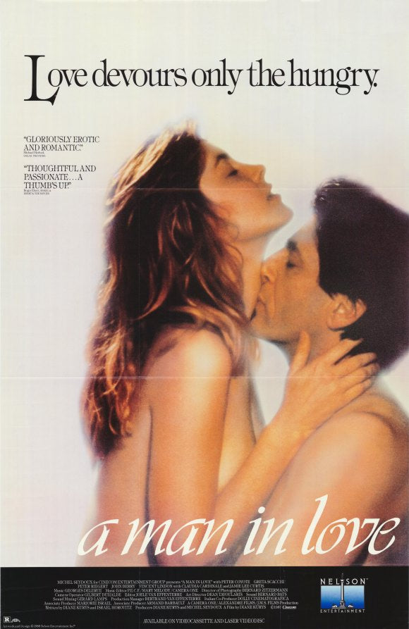 A Man in Love movie poster print, perfect for home decor.