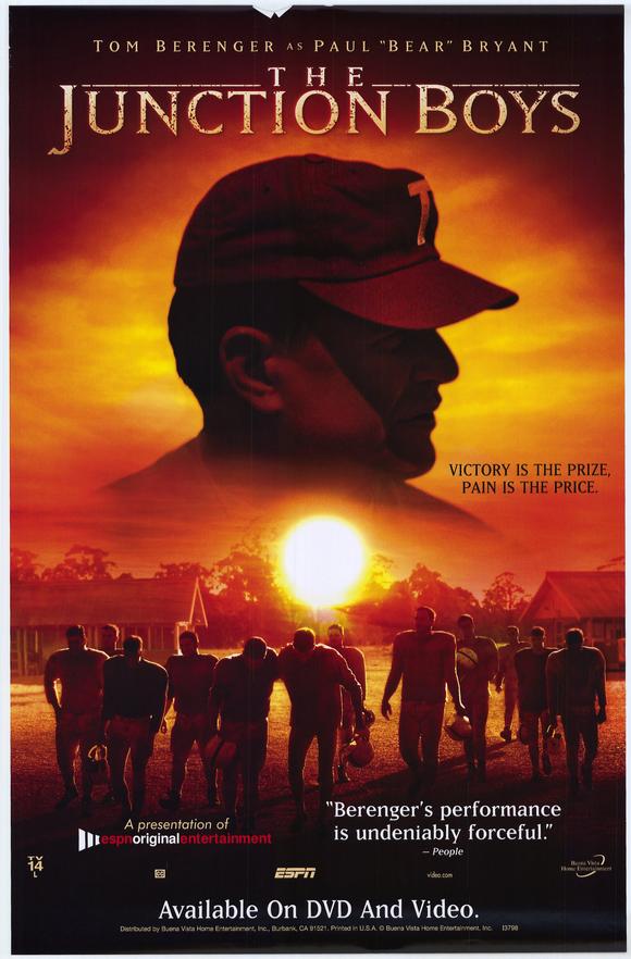 The Junction Boys Movie Poster Print showcasing sports history and teamwork.