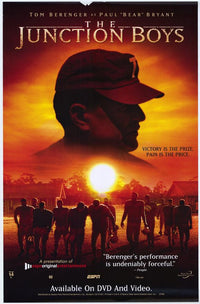 The Junction Boys Movie Poster Print showcasing sports history and teamwork.