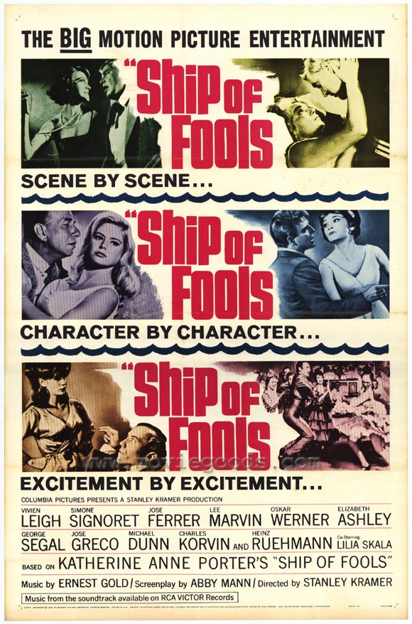 Ship of Fools Movie Poster Print - Classic Film Art