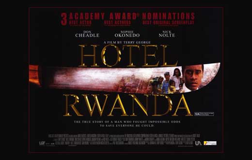 Hotel Rwanda Movie Poster Print showcasing powerful film imagery.