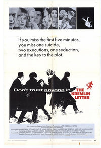 The Kremlin Letter Movie Poster Print showcasing cinematic artwork.