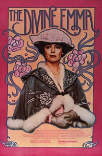 The Divine Emma Movie Poster Print featuring vibrant colors and detailed imagery.