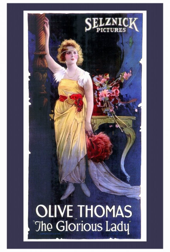 'The Glorious Lady' Movie Poster Print showcasing elegant design.