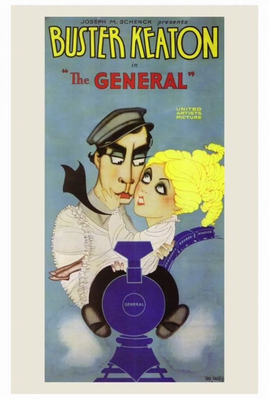 The General movie poster print showcasing classic film art.