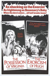 Possession of Virginia Exorcism of Hugh Movie Poster - Horror Art