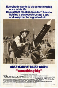 Something Big Movie Poster Print artwork featuring classic film art