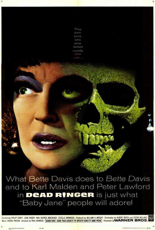 Dead Ringer Movie Poster Print showcasing classic film imagery.