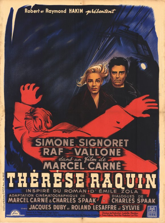 Therese Raquin Movie Poster Print showcasing cinematic art.
