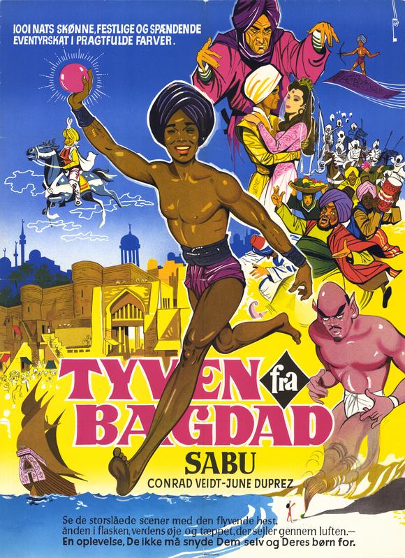 The Thief of Bagdad Movie Poster Print showcasing classic adventure art.