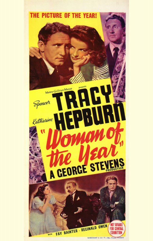Woman of the Year Movie Poster Print showcasing classic film artwork.