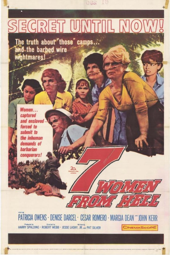 7 Women From Hell Movie Poster Print