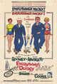 Everythings Ducky movie poster print showcasing vibrant colors and whimsical design.