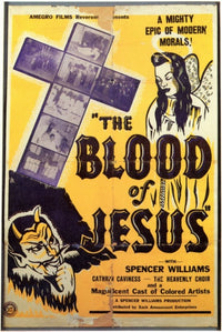 The Blood of Jesus Movie Poster - Inspiring Spiritual Artwork