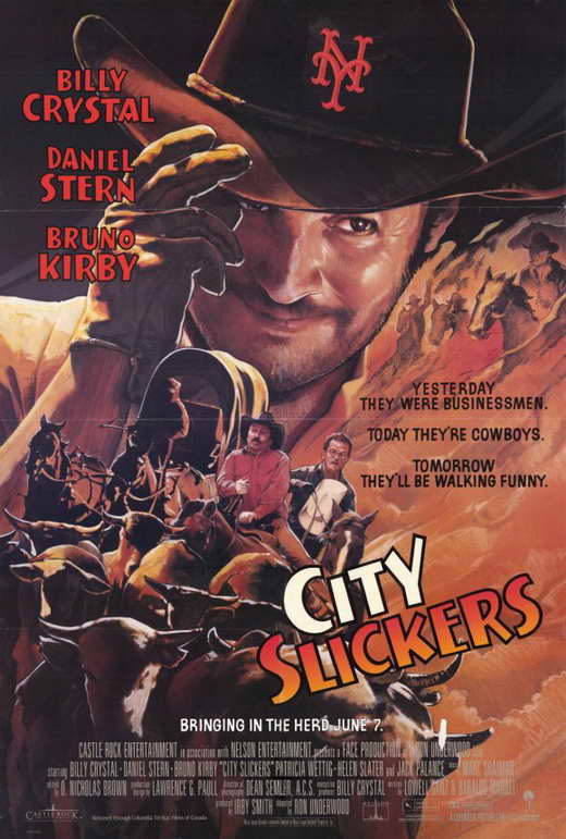 City Slickers Movie Poster Print in vibrant colors, 11 x 17 size.