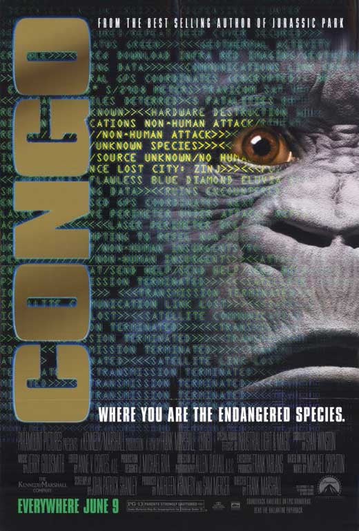 Congo Movie Poster Print - 11x17 Wall Art