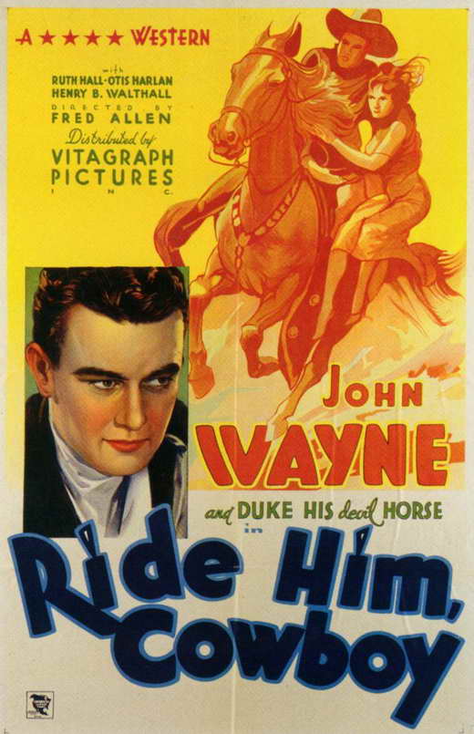Ride Him Cowboy Movie Poster Print showcasing Western adventure