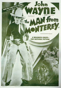 Man from Monterey Movie Poster Print showcasing vintage film art