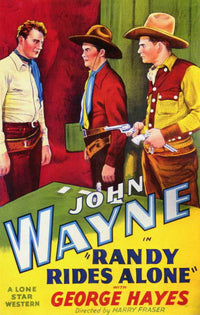 Randy Rides Alone Movie Poster Print showcasing classic film art.