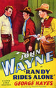Randy Rides Alone Movie Poster Print showcasing classic film art.