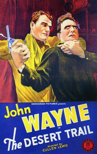 The Desert Trail Movie Poster Print showcasing classic Western film art.