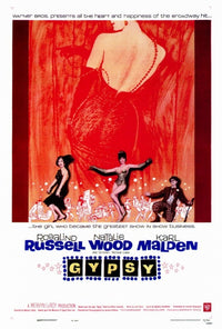 Gypsy Movie Poster Print showcasing classic film artwork.