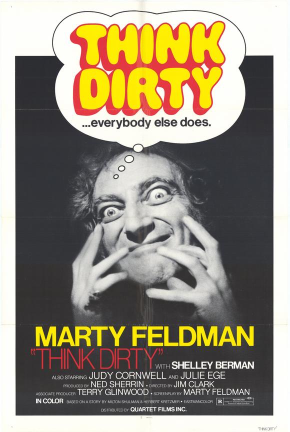 Think Dirty Movie Poster Print featuring classic film art