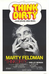 Think Dirty Movie Poster Print featuring classic film art