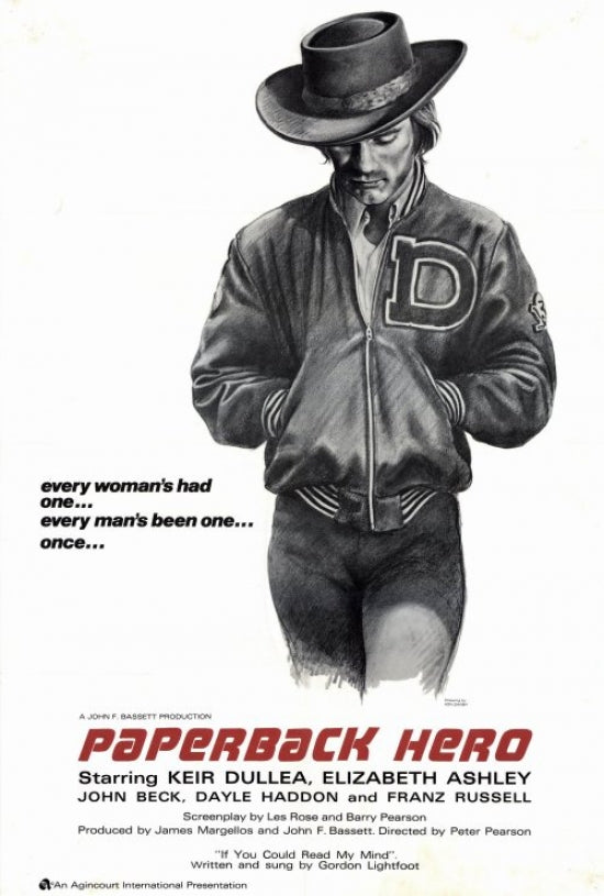 Paperback Hero Movie Poster Print featuring colorful design.