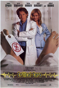 Critical Care Movie Poster Print showcasing intense healthcare themes.