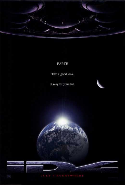 Independence Day Movie Poster Print showcasing action and drama.