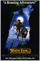 White Fang 2: Myth of the White Wolf Movie Poster Print showcasing adventure.