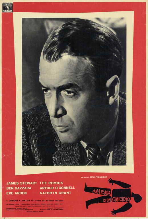 Anatomy of a Murder Movie Poster Print showcasing classic cinematic artwork.