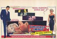 Pillow Talk Movie Poster Print featuring classic Hollywood charm.