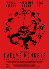 12 Monkeys Movie Poster Print featuring dramatic artwork