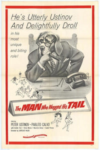 Man Who Wagged His Tail Movie Poster Print featuring vibrant colors.