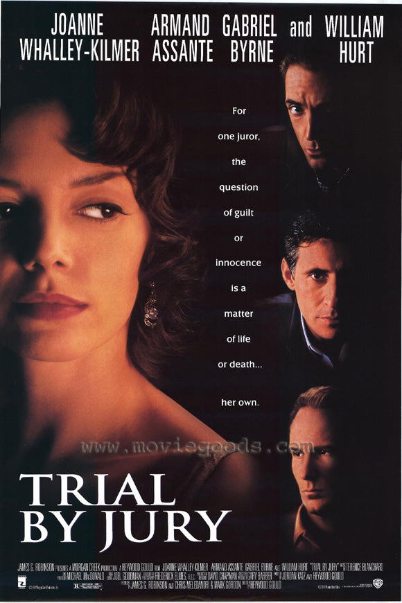 Trial by Jury Movie Poster Print showcasing courtroom drama.