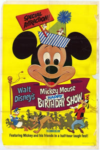 Mickey Mouse Happy Birthday Show Movie Poster Print
