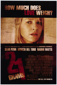 21 Grams Movie Poster Print - 27x40 | Posterazzi