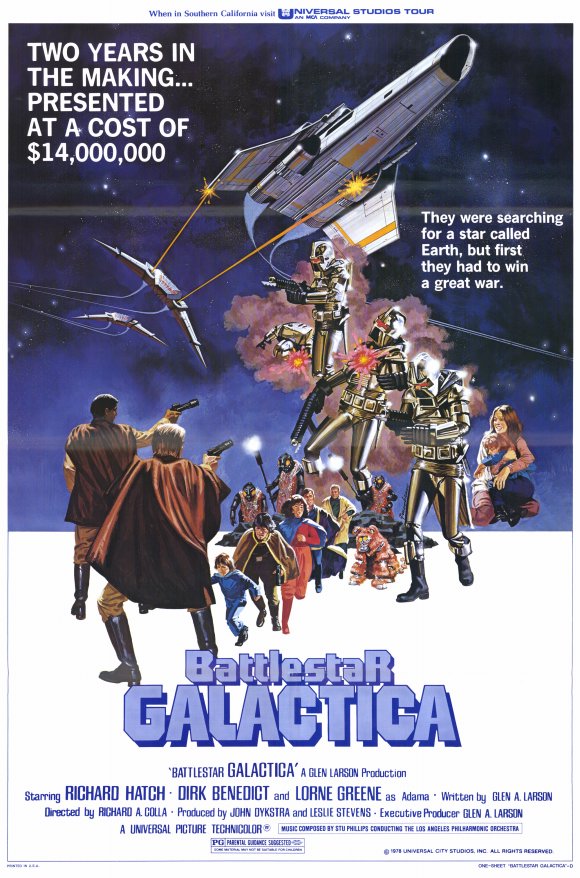 Battlestar Galactica Movie Poster Print showcasing iconic imagery