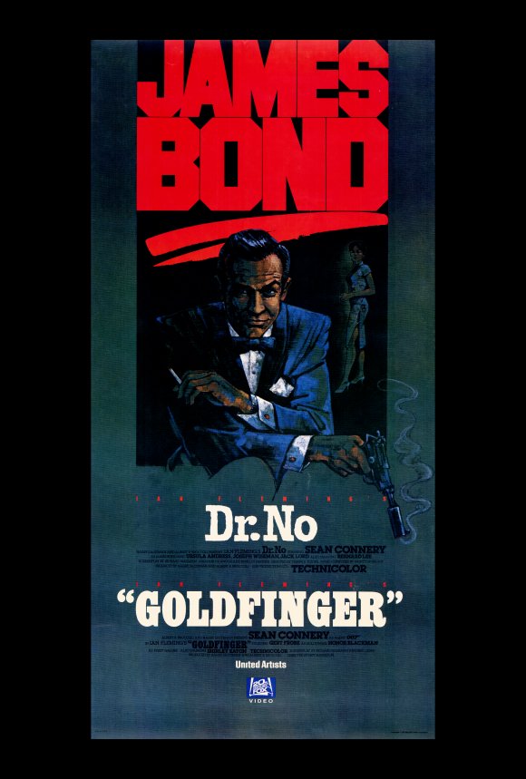 Dr. No Movie Poster Print showcasing classic James Bond artwork.