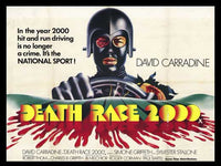 Death Race 2000 Movie Poster Print - Retro film decor