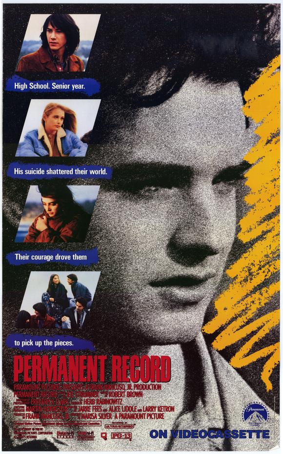 Permanent Record Movie Poster Print showcasing nostalgic film vibes.