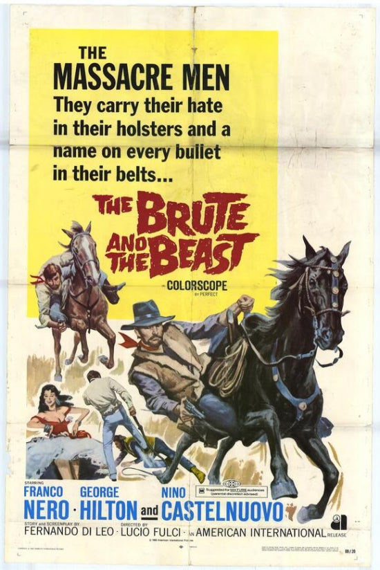 Brute and Beast Movie Poster featuring classic film art.