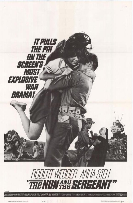 Nun and Sergeant Movie Poster Print showcasing cinematic art.