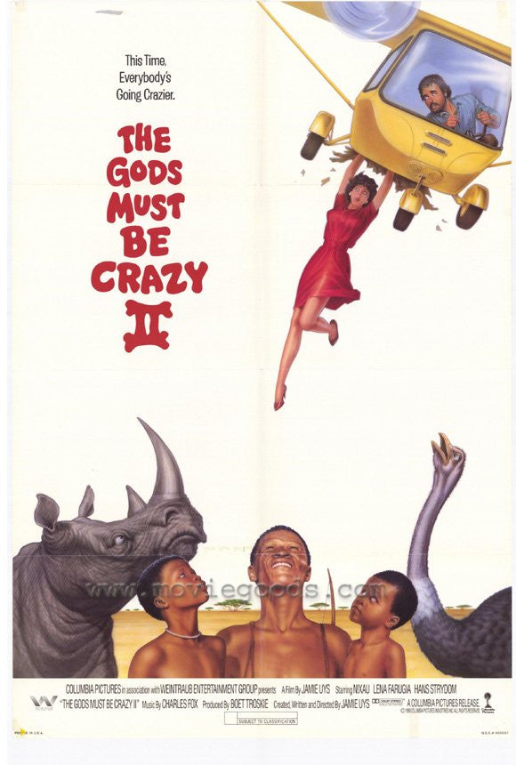 The Gods Must Be Crazy 2 Movie Poster Print - 11x17