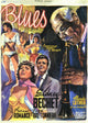Blues Movie Poster Print showcasing vibrant colors and artistic imagery.