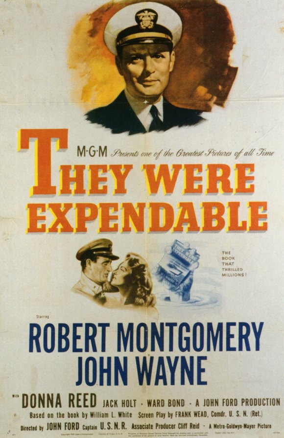 They Were Expendable Movie Poster Print featuring classic film artwork.